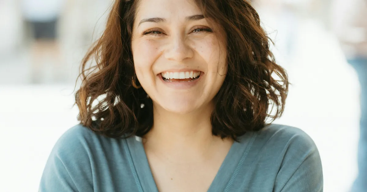 Girl Smiling After Invisalign